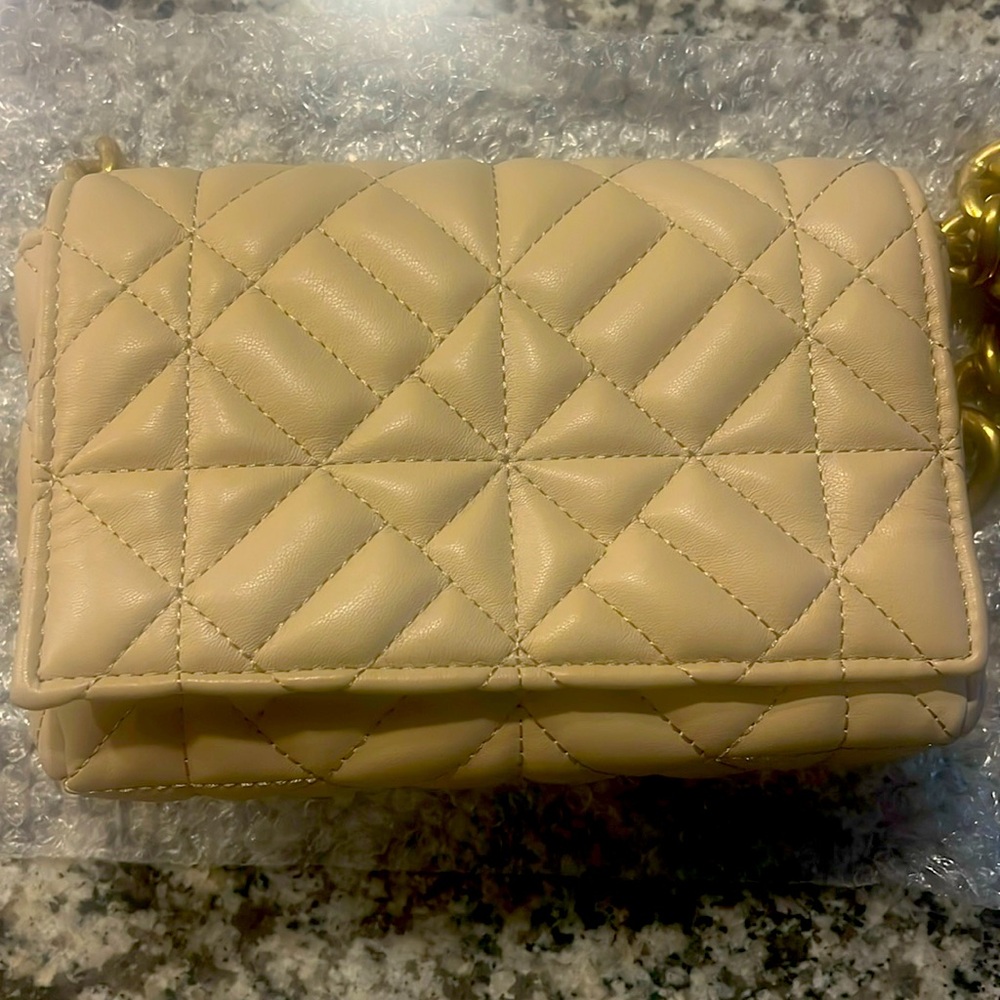 ZARA quilted shoulder chain bag like new